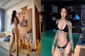 Làm tình Thủy Tạ chỗ kín dâm đầy hình xăm