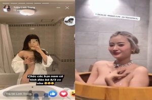 Cô gái Triệu Linh Trang đang hót hót trên TikTok