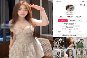 Full clip hot Linh Tây tiktoker triệu FL quyến rũ